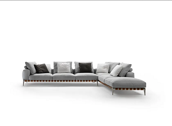 Divano angolare in tessuto Gregory FLEXFORM fabbrica FLEXFORM dall'Italia. Foto №6