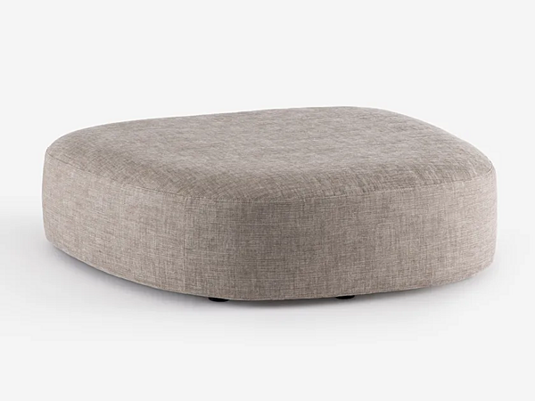 Pouf con rivestimento sfoderabile in tessuto Pierre Flou fabbrica Flou dall'Italia. Foto №1