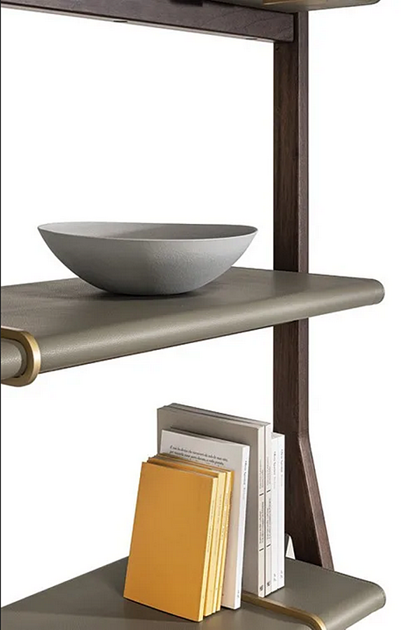 Libreria in legno autoportante doppia faccia REN POLTRONA FRAU fabbrica POLTRONA FRAU dall'Italia. Foto №10