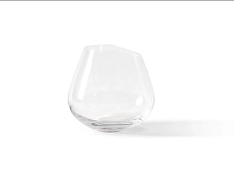 Vaso in vetro soffiato d'acqua CASSINA H2D O V