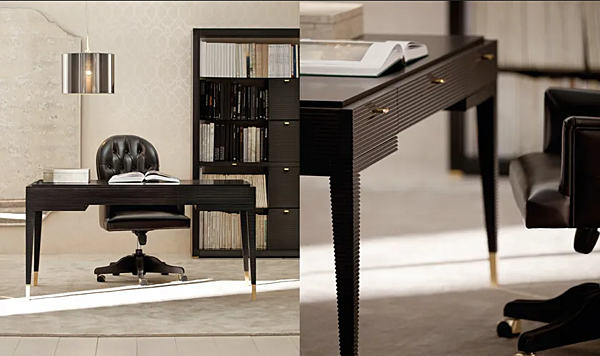 Scrivania in legno con cassetti DIMITRI OPERA CONTEMPORARY fabbrica OPERA CONTEMPORARY dall'Italia. Foto №2