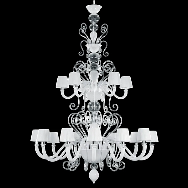 Lampadario in vetro soffiato fatto a mano Gatsby MULTIFORME fabbrica MULTIFORME dall'Italia. Foto №3