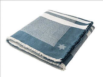 Plaid in lana a righe GIORGETTI GA426G fabbrica GIORGETTI dall'Italia