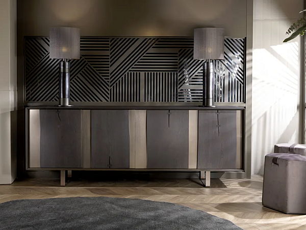 Credenza in legno massello con ante Leonardo L430 M ARTE BROTTO L430N/M fabbrica Arte Brotto dall'Italia. Foto №1