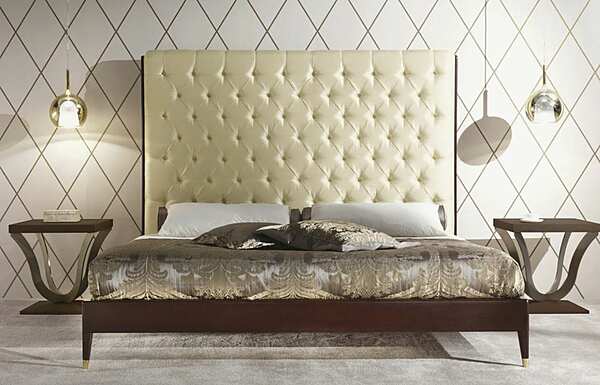 Letto matrimoniale con testiera alta in tessuto IVETTE OPERA CONTEMPORARY fabbrica OPERA CONTEMPORARY dall'Italia. Foto №4