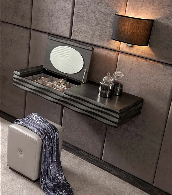 Pouf in eco-pelle Ebon CORTEZARI 635 fabbrica CORTE ZARI dall'Italia. Foto №4