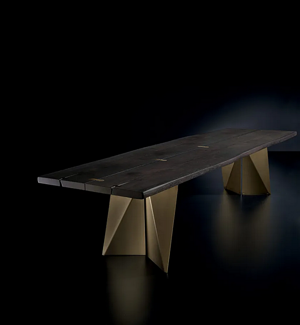 Tavolo rettangolare in legno massello Vero Vela ARTE BROTTO L620, VELA fabbrica Arte Brotto dall'Italia. Foto №4