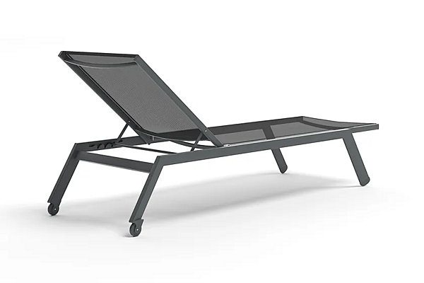 Lettino prendisole impilabile in alluminio con ruote Atmosphera collezione Maxim MX.LT. fabbrica ATMOSPHERA dall'Italia. Foto №7