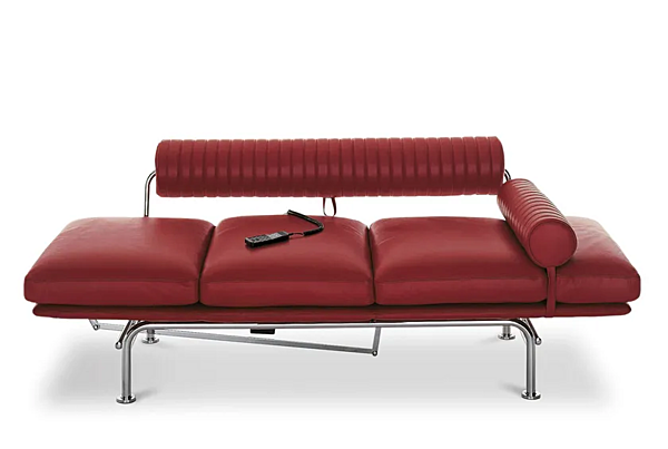 Chaise longue in pelle con schienale imbottito i 4 Mariani Up Down fabbrica i 4 Mariani dall'Italia. Foto №5
