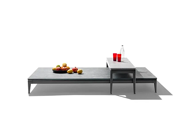 Tavolino da caffè rettangolare in pietra Pico outdoor FLEXFORM fabbrica FLEXFORM dall'Italia. Foto №3