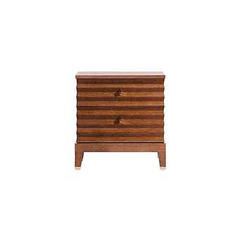 Tavolino da notte rettangolare in legno con cassetti Elettra OPERA CONTEMPORARY