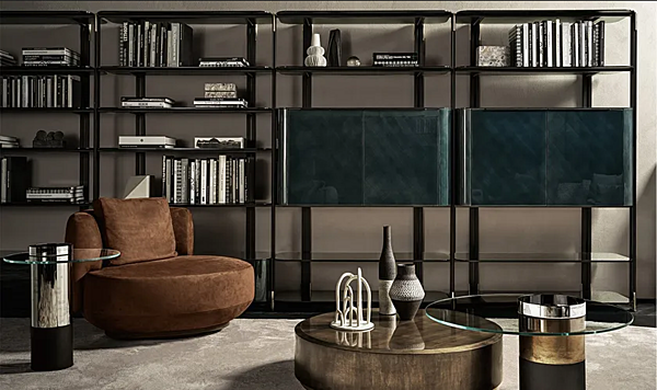 Libreria in alluminio e legno Gallotti&Radice collezione Syil fabbrica Gallotti & Radice dall'Italia. Foto №3