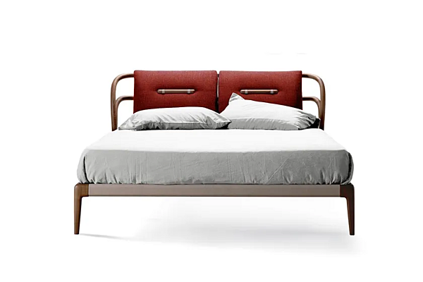 Letto matrimoniale in legno massello con testata imbottita DALE Smusso P 130 fabbrica Dale Italia (by Cantiero) dall'Italia. Foto №11