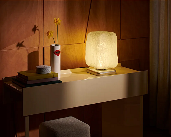 Lampada da tavolo in vetro di Murano e pietra cerata CASSINA fabbrica CASSINA dall'Italia. Foto №2