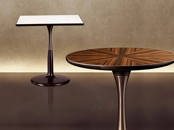 Tavolino da caffè rotondo in legno GIORGETTI OTI fabbrica GIORGETTI dall'Italia. Foto №2