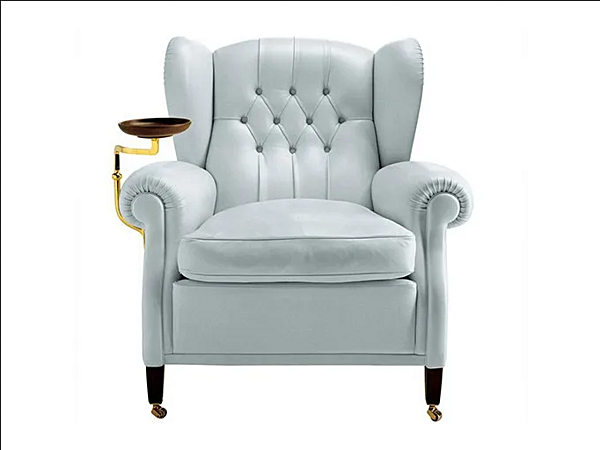 Poltrona bergère in pelle 1919 Poltrona Frau fabbrica POLTRONA FRAU dall'Italia. Foto №1