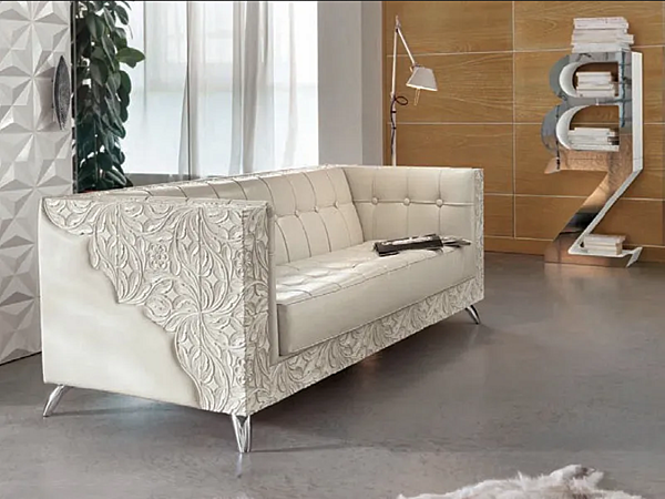 Divano a tre posti con rivestimento in tessuto Rebecca Bizzotto Italia fabbrica Bizzotto Italia dall'Italia. Foto №2