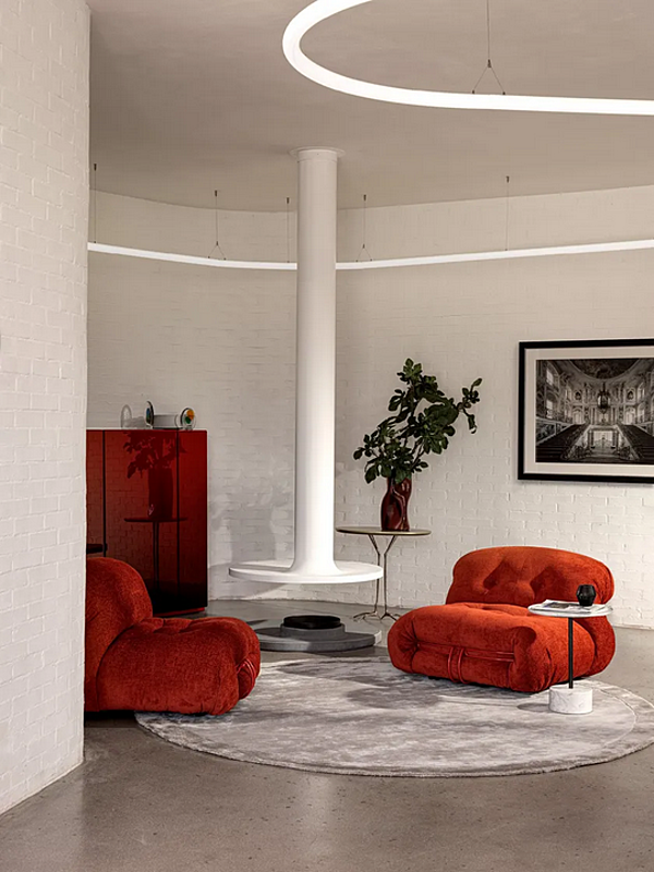 Poltrona in tessuto Soriana CASSINA fabbrica CASSINA dall'Italia. Foto №11