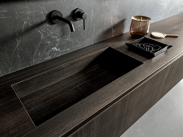 Set di mobili da bagno in laminato Skill MODULNOVA fabbrica Modulnova dall'Italia. Foto №5