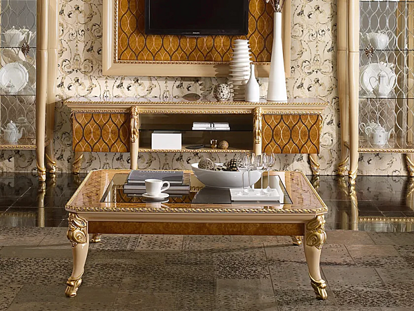 Tavolino da caffè quadrato in legno A.R. Arredamenti collezione Harmony 328 fabbrica A.R.ARREDAMENTI SRL dall'Italia. Foto №2