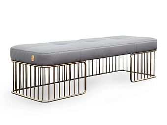 Panca in pelle imbottita Charleston FORMITALIA fabbrica FORMITALIA dall'Italia