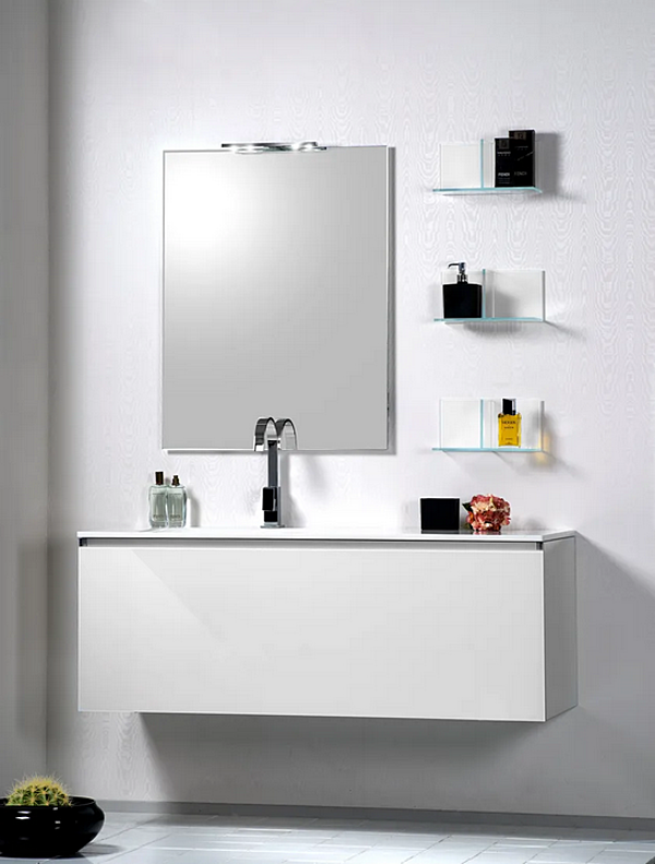 Unità lavabo in cristallo con cassetti ARTELINEA DOMINO fabbrica ARTELINEA dall'Italia. Foto №2
