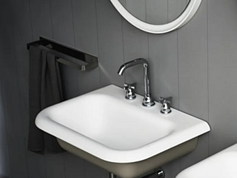 Portasalviette in acciaio inox Memory AGAPE fabbrica Agape dall'Italia