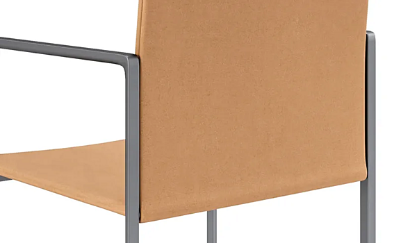 Poltrona con braccioli in pelle conciata CASSINA EVE fabbrica CASSINA dall'Italia. Foto №9