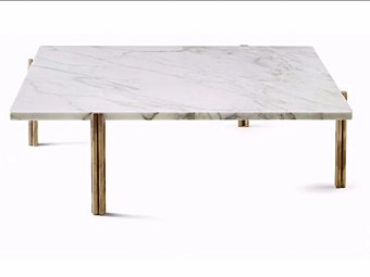 Tavolino da caffè quadrato in marmo Gallotti&Radice Twelve fabbrica Gallotti & Radice dall'Italia