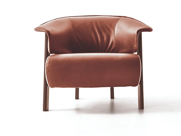 Poltrona in pelle con braccioli e schienale alto CASSINA fabbrica CASSINA dall'Italia. Foto №3