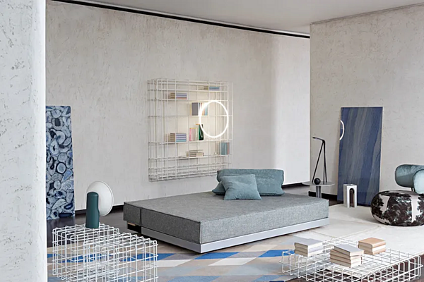 Divano letto in tessuto con schienale imbottito Saba Bed & Breakfast fabbrica SABA dall'Italia. Foto №4