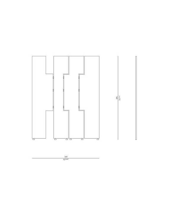 Divisorio ROSSATO RHC-29 fabbrica ROSSATO dall'Italia. Foto №6
