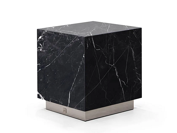 Tavolino da caffè quadrato in marmo Nero Marquina FORMITALIA JR REC fabbrica FORMITALIA dall'Italia. Foto №1