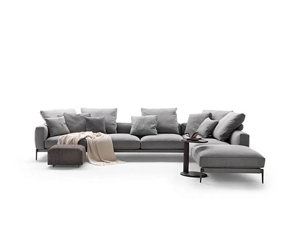Divano angolare in tessuto con copertura removibile FLEXFORM ROMEO fabbrica FLEXFORM dall'Italia. Foto №3