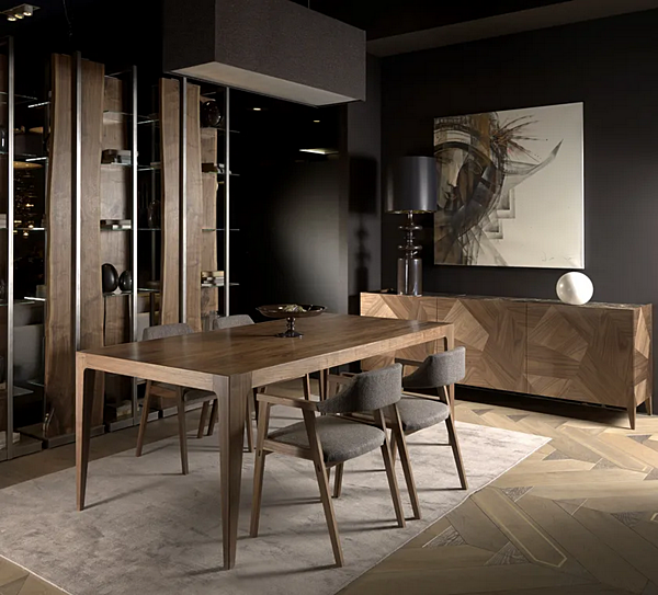 Tavolo rettangolare in legno Leonardo ARTE BROTTO L614N L614N fabbrica Arte Brotto dall'Italia. Foto №2