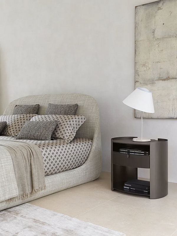 Letto imbottito con rivestimento sfoderabile Flou Taormina fabbrica Flou dall'Italia. Foto №8