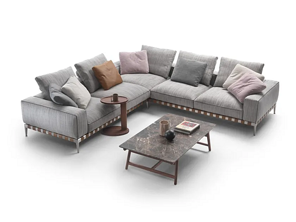 Divano angolare in tessuto Gregory XL FLEXFORM fabbrica FLEXFORM dall'Italia. Foto №1