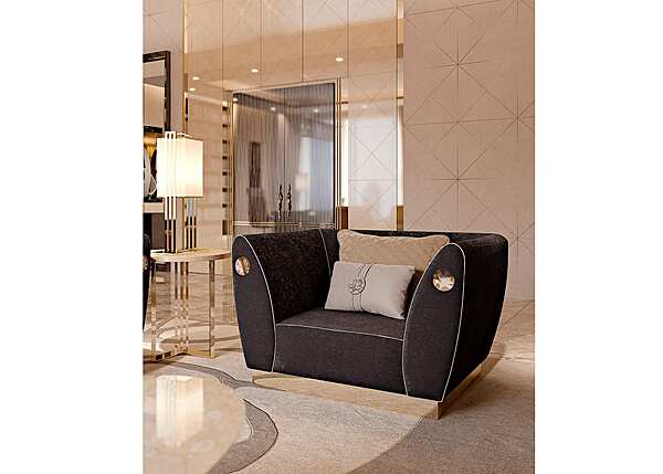 Poltrona con braccioli in tessuto Symphony Bizzotto Italia fabbrica Bizzotto Italia dall'Italia. Foto №2