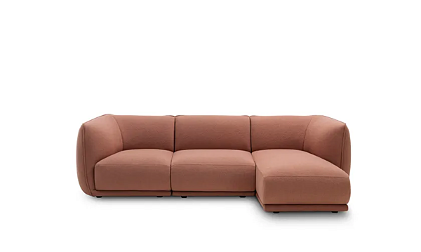 Divano angolare in tessuto Vela con piping Saba fabbrica SABA dall'Italia. Foto №5