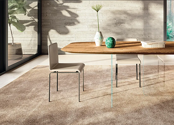 Tavolo in legno e vetro a forma di barile AIR SOFT 2210W LAGO 2210W fabbrica LAGO dall'Italia. Foto №2