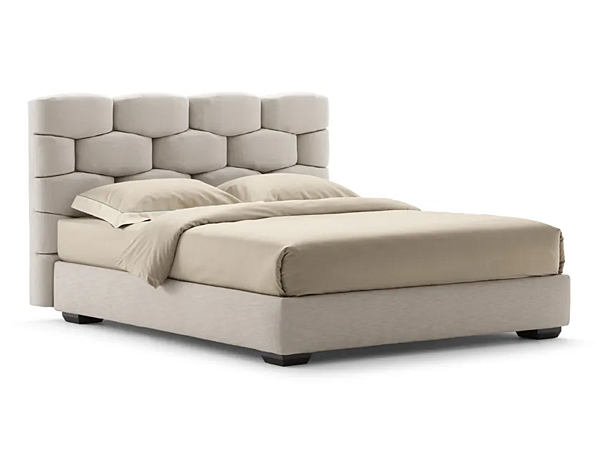 Letto matrimoniale con testata imbottita Flou Majal fabbrica Flou dall'Italia. Foto №1