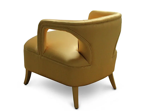 Poltrona facile in satin con braccioli Karoo BRABBU fabbrica BRABBU dall'Italia. Foto №3