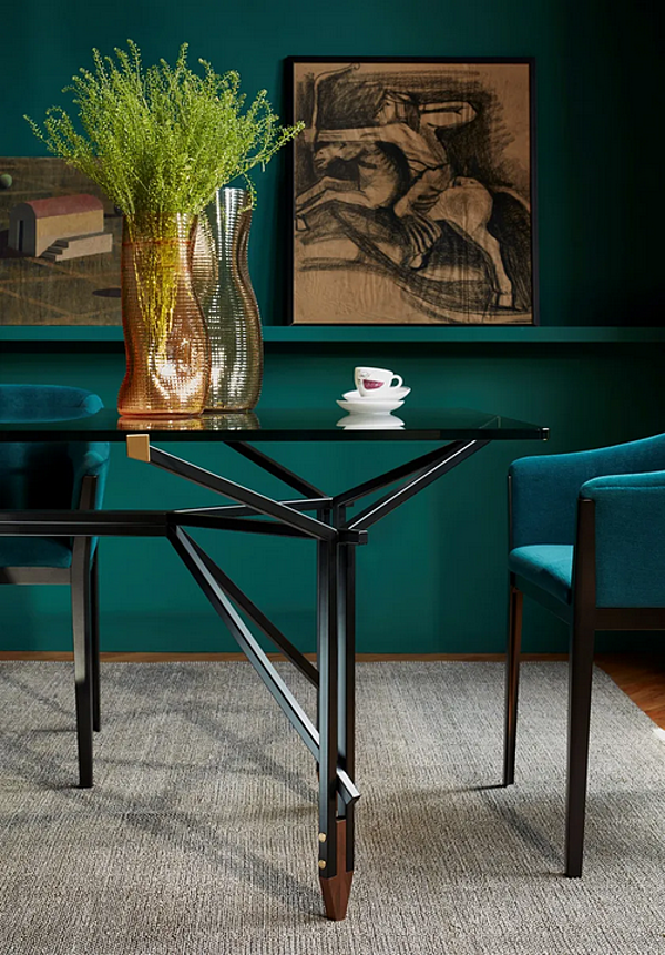 Set di tazze in porcellana con piattino CASSINA GNR Service Prunier GNR 23 fabbrica CASSINA dall'Italia. Foto №9