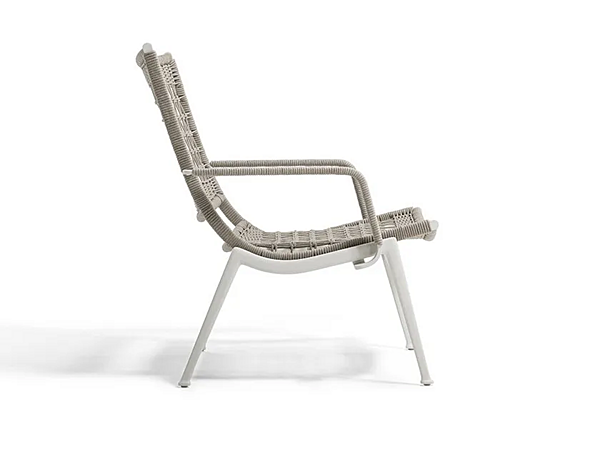 Poltrona con braccioli in corda da giardino Solaria Poltrona Frau fabbrica POLTRONA FRAU dall'Italia. Foto №3