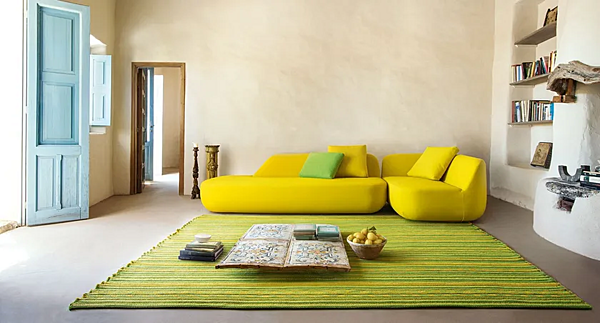 Tappeto rettangolare in tessuto a righe Navajo PAOLA LENTI fabbrica PAOLA LENTI dall'Italia. Foto №4