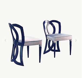 Sedia imbottita in tessuto Bizzotto Italia collezione BB