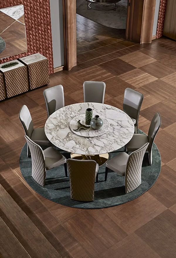 Tavolo da pranzo rotondo in legno Wendy OPERA CONTEMPORARY ANGELO CAPPELLINI 46016/18 fabbrica OPERA CONTEMPORARY dall'Italia. Foto №2