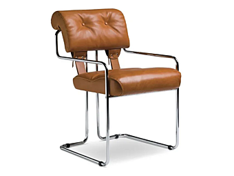 Sedia cantilever imbottita con braccioli Tucroma I 4 Mariani