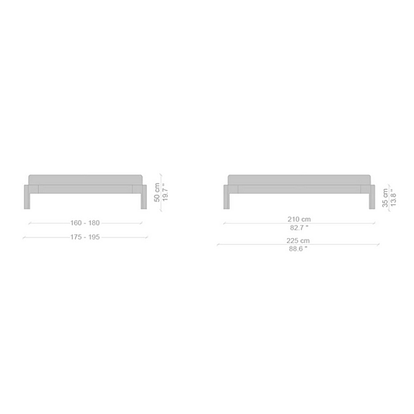 Letto matrimoniale in pelle con testata imbottita CAB NIGHT CASSINA fabbrica CASSINA dall'Italia. Foto №10