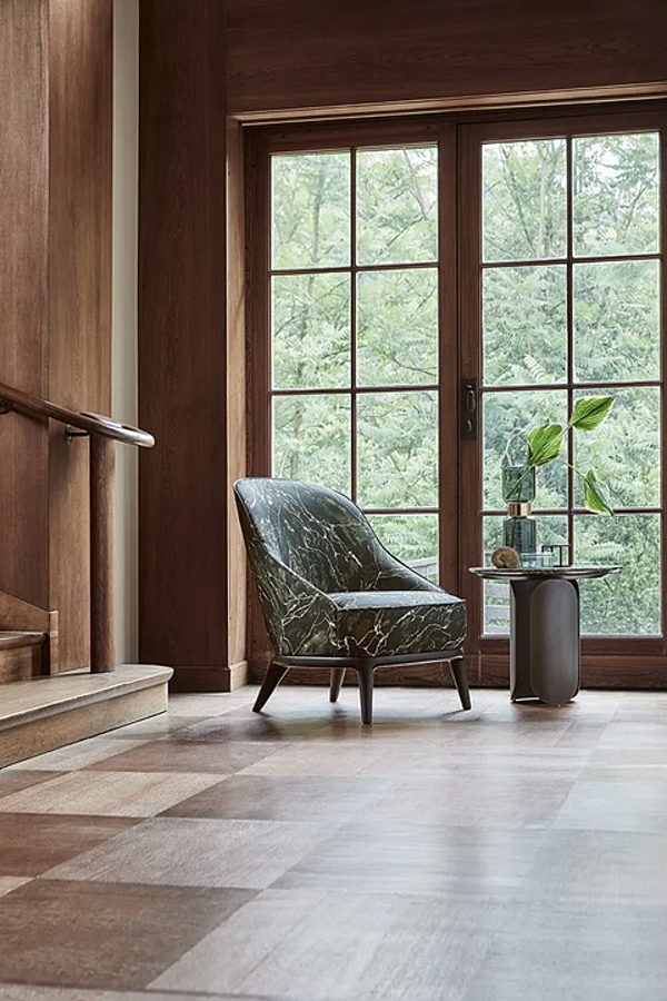 Poltrona imbottita con gambe in legno Sally OPERA CONTEMPORARY 49037 fabbrica OPERA CONTEMPORARY dall'Italia. Foto №4